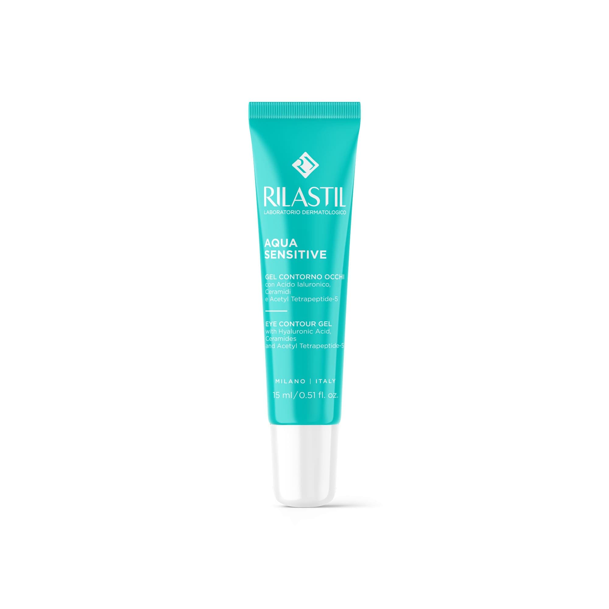51AV52PJ6tL.jpg Rilastil Aqua Sensitive гел за очи с хиалуронова киселина, 15 ml - Image 1