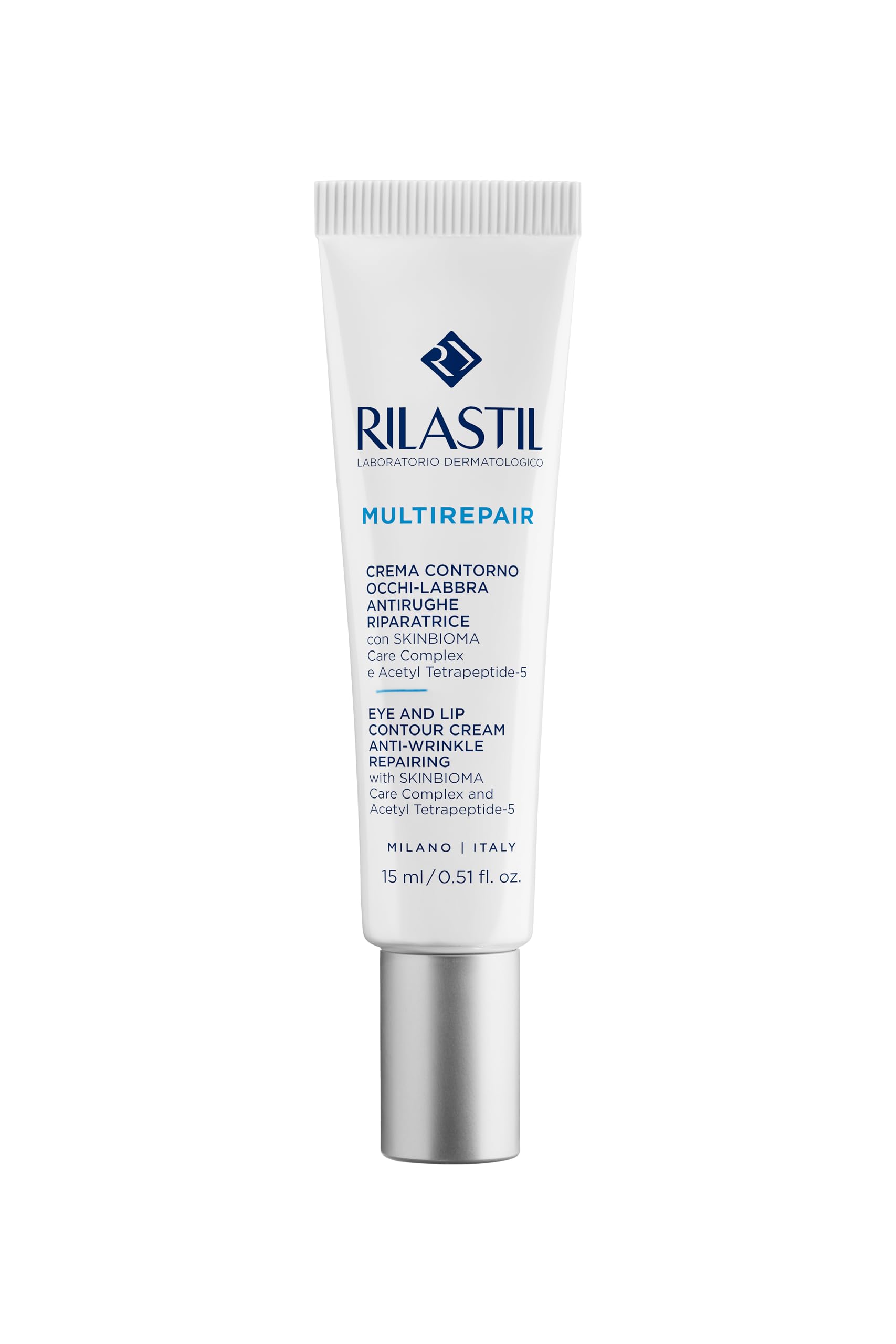 61xIlnGA8AL.jpg Rilastil Multirepair Крем за контур на очи и устни 15 ml - Image 1