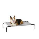 Amazon Basics Кучешко легло, М, Сиво, 110 x 65 x 19 см