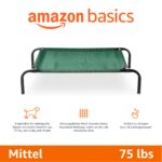 Amazon Basics Кучешко легло, охлаждащо, зелено, размер M, 110x65x19 см - Image 2