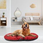 Ferplast Cuccia Cane Relax, легло за кучета голямо, 100 x 63 см, червено - Image 2