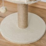PawHut Котешко дърво 49 см с играчка за малки котки кафяво - Image 8