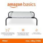 Amazon Basics Кучешко легло, М, Сиво, 110 x 65 x 19 см - Image 2