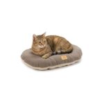 Ferplast Легло за кучета и котки RELAX MICROFLEECE, 78 x 50 x 12 см, сиво - Image 4