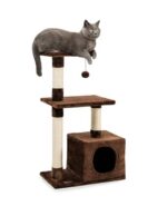 lionto котешка катерушка с къщичка, 3 нива, 85 см - Image 7