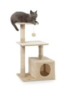 lionto котешка катерушка с къщичка, 3 нива, 85 см - Image 6