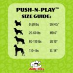 Jolly Pets Push-n-Play Ball играчка за кучета, 35,6 см, лилава - Image 4