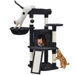 Yaheetech котешка катерушка с голяма платформа, 106 см - Image 15