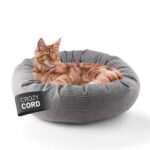 Lumaland Komfort легло за котки Cord, Ø 60 см, с ръб 15 см - Image 8
