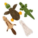 Best Pet Supplies Играчка за кучета 2 в 1 без шум с мек плат, голяма - Image 7