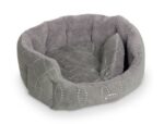 Nobby Komfort легло "CENO" овално сиво 45 x 40 x 19 см - Image 3