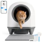 TRIUMPHKEY Самопочистваща котешка тоалетна XXL, 90 л, с приложение - Image 11