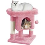 Yaheetech котешка катерушка с голяма платформа, 59 см - Image 11