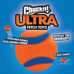 Chuckit! Ultra Ball за кучета, 8 броя, дълготраен гумен, плаващ - Image 4