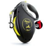 flexi Giant Professional L автоматичен повод за кучета, 10 м, черен/неоново жълт - Image 9