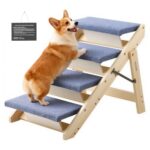 VEVOR стълба за кучета 910x430x630 mm, 5 стъпки, дървена - Image 11