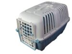 Lanco – Транспортна кутия за малки кучета и котки 47x31x32 см бяла и синя - Image 7