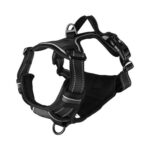 Flamingo Нагръдник за кучета Balou Черен L 40-62 см А. гръдна обиколка / 60-85 см Б. корем