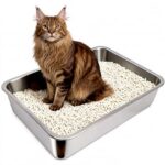Gimars XXL Котешка тоалетна от неръждаема стомана 60x40x15 см - Image 8