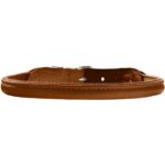 HUNTER ROUND & SOFT ELK Нашийник за кучета от мека еленова кожа, 55 см, кафяв - Image 3