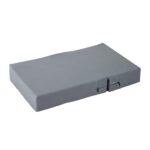 PawHut Стълба за кучета и котки сгъваема с подложка сива 42×39×20 см - Image 8