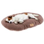 Ferplast Легло за кучета и котки RELAX MICROFLEECE, 78 x 50 x 12 см, сиво