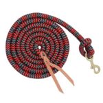 Weaver Leather Cowboy повод с карабинер, 1,6 см x 3 м, тъмносин/син/тюркоазен - Image 8
