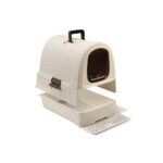 Curver petlife тоалетна за котки с капак, бяла, 51,5 x 38,5 x 40 см - Image 6