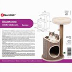 Flamingo Greta XL Котешка драскалка със сизал и плюш, 110 см, Ø 45 см - Image 3