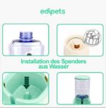 Edipets, Автоматична хранилка за котки и кучета, 3.8 л, Зелен - Image 2