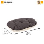 FERPLAST Легло за кучета и котки Relax - 78 x 50 см, бежово - Image 2