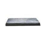 Amazon Basics Голям матрак с охлаждащ гел за кучета, 89 x 56 x 8 см, сива