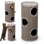 Flamingo Greta XL Котешка драскалка със сизал и плюш, 110 см, Ø 45 см - Image 5