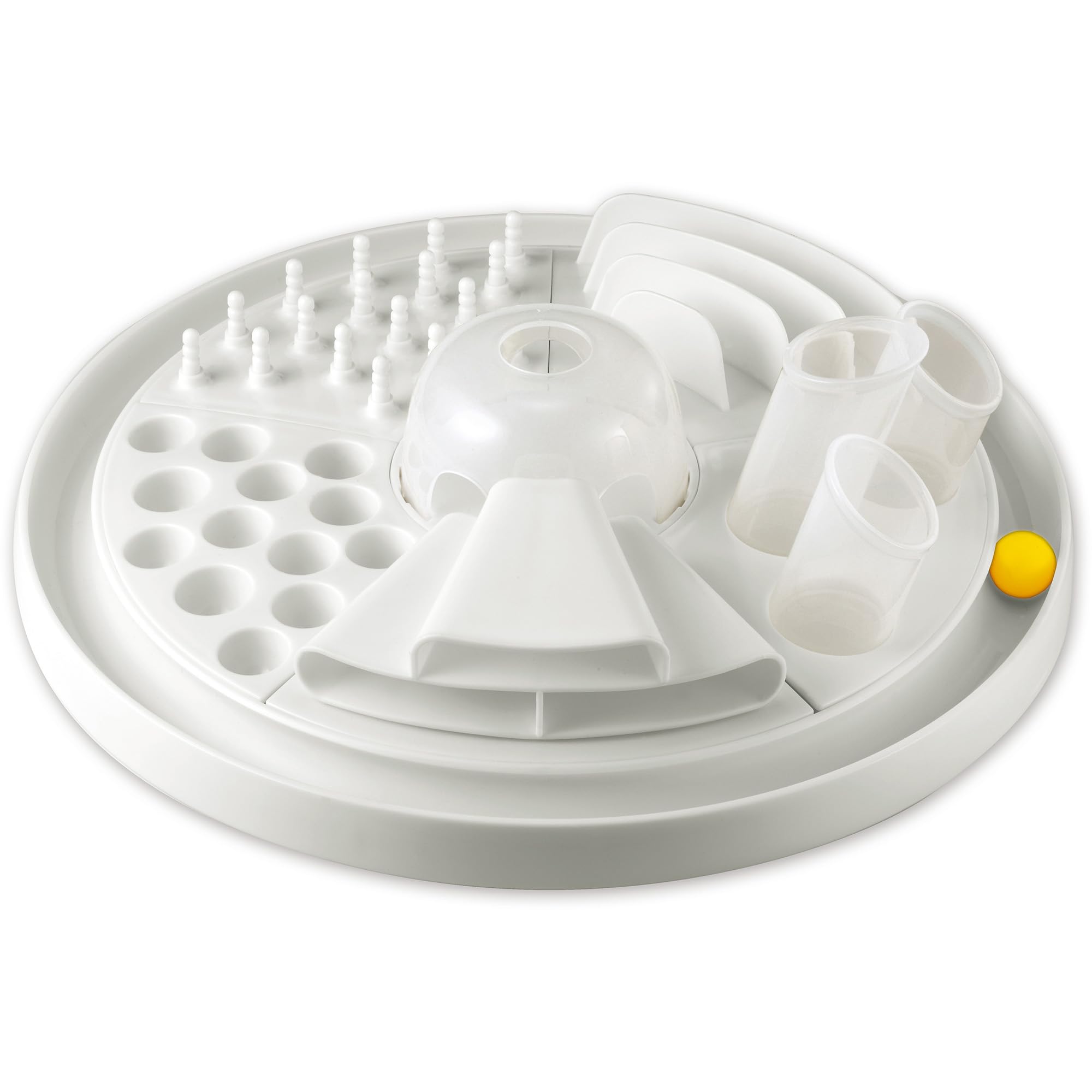 6197qNueFdL.jpg Bayer Design Love, Edupet играчка за котки, интелигентна хранилка, бяла - 1 брой (опаковка от 1) - Image 1