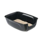 Ferplast Отворена котешка тоалетна XXL, черна, 67×49×24 см - Image 7
