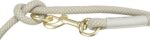 TRIXIE Soft Rope регулируем въжен повод за кучета, M–L, 2 м, диаметър 10 мм, сив - Image 3
