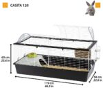 FERPLAST Клетка за гризачи CASITA 120, метална, 119x58xh60 см - Image 2