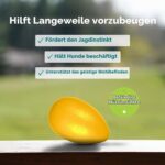 Crazy Egg Играчка яйце за кучета, жълта - Image 2