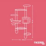 Kerbl Котешка катерушка с драскалка Dolomit Tofana XL - Image 6