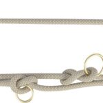 TRIXIE Soft Rope регулируем въжен повод за кучета, M–L, 2 м, диаметър 10 мм, сив
