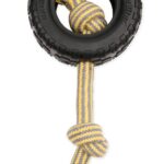 Mammoth TireBiter II гумена играчка за кучета с въже, XL