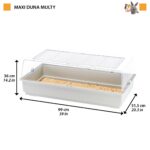FERPLAST Клетка MAXI DUNA MULTY за гризачи 99x51,5xh36 см - Image 3