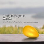 Crazy Egg Играчка яйце за кучета, жълта - Image 6