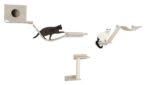 Maxi-Pet 81635 Стена за катерене за котки Mount Everest, 9 части, бежова - Image 2
