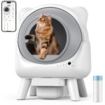 Redkey X1 Автоматична котешка тоалетна, 95 л, бяла