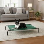 Amazon Basics Охлаждащо повдигнато легло за кучета, зелено, размер L, 130×80×19 см - Image 6