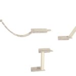 Maxi-Pet 81635 Стена за катерене за котки Mount Everest, 9 части, бежова