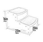 Pet Gear Easy Step II Широка стълба за малки домашни любимци, шоколадовокафява - Image 3