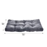 Amazon Basics Легло за големи кучета, 102 x 69 x 9 см, сиво - Image 4