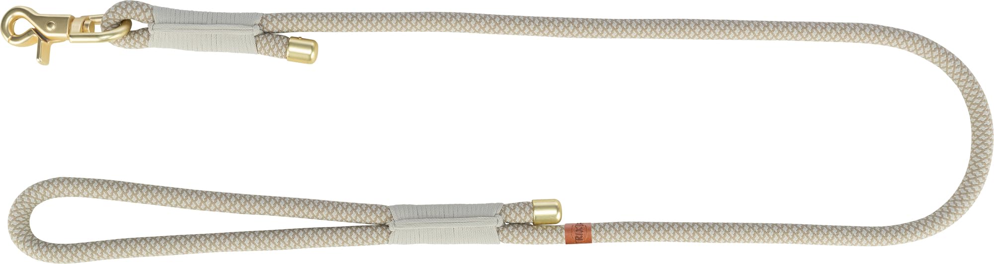 61bNHzKy8nL.jpg TRIXIE Повод за кучета Soft Rope L–XL, 1,0 м/13 мм, светлосив - Image 1